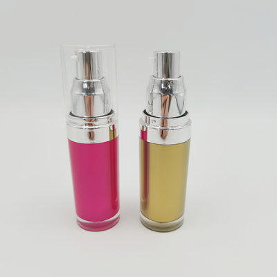 PMMA Round Shape Acrylic Lotion Chai 15ml 30ml 50ml 100ml 120ml