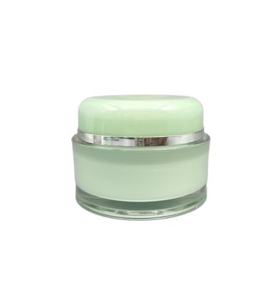 Lọ nhựa đựng mỹ phẩm bằng nhựa chống tia cực tím Hộp đựng mỹ phẩm acrylic tròn 30g 50g cho kem chăm sóc da