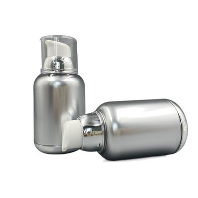 Xoắn 80ml 100ml Chai bơm không khí Chân không PP MS Kim loại hóa Đáy tròn