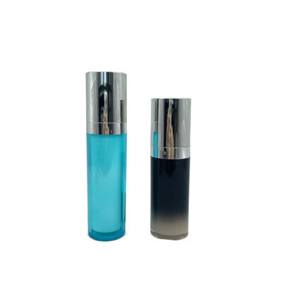 Chai bơm mỹ phẩm acrylic 15ml Đổi màu dần ABS Chống rò rỉ cho kem dưỡng da