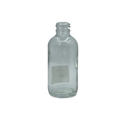 Chai mỹ phẩm thủy tinh tròn 120ml Màu tùy chỉnh để chăm sóc cá nhân