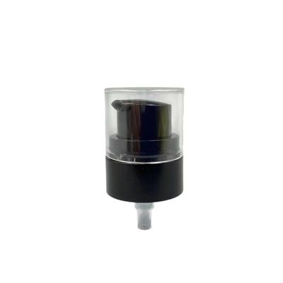 Bơm phân phối kem dưỡng da đen 24/400 AS Cap SS316 Spring bên ngoài 0,25ML / T