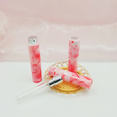 8ML Chất liệu ABS Bìa tiêm Màu đá cẩm thạch Refill Nước hoa Chai xịt Giá cạnh tranh