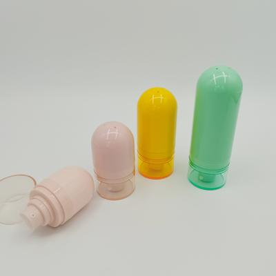 Chai xịt không có không khí Chai ngược Màu Macaron dễ thương 15ml 30ml 50ml Chai không có không khí để chăm sóc da