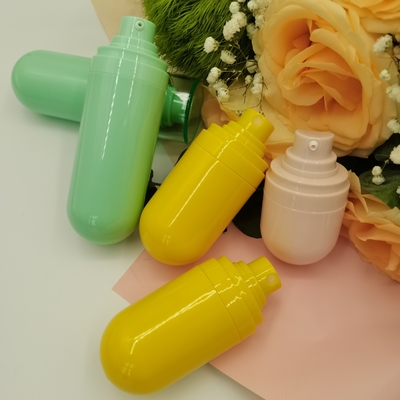 Chai xịt không có không khí Chai ngược Màu Macaron dễ thương 15ml 30ml 50ml Chai không có không khí để chăm sóc da