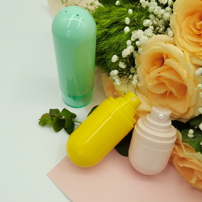 Chai xịt không có không khí Chai ngược Màu Macaron dễ thương 15ml 30ml 50ml Chai không có không khí để chăm sóc da