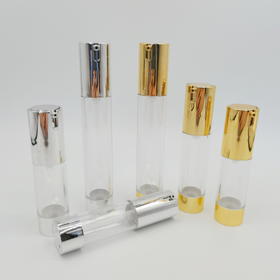Bán nóng 15ml 20ml 30ml Chai bơm không khí thiết kế mỏng cho bao bì mỹ phẩm