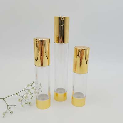 Bán nóng 15ml 20ml 30ml Chai bơm không khí thiết kế mỏng cho bao bì mỹ phẩm
