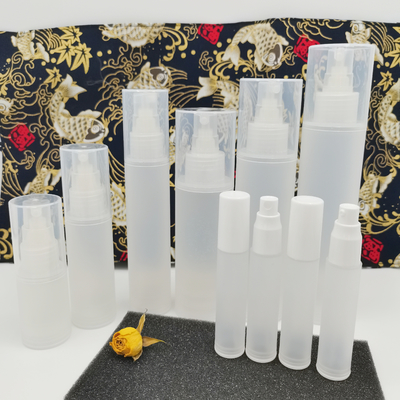 Bộ chai mỹ phẩm hoàn toàn bằng nhựa mới Chai mờ 5ml 10ml 15ml 30ml 50ml 80ml 100ml 120ml cho bao bì chăm sóc da