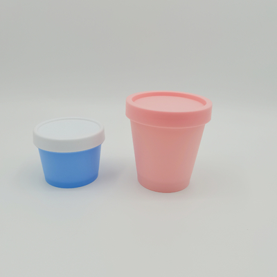 Chất liệu đơn sắc Bình mỹ phẩm PP 50ml 100ml 200ml 250ml Hình dạng cốc đựng kem Lọ chăm sóc cá nhân