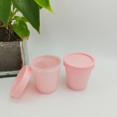 Chất liệu đơn sắc Bình mỹ phẩm PP 50ml 100ml 200ml 250ml Hình dạng cốc đựng kem Lọ chăm sóc cá nhân