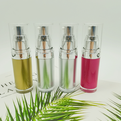 PMMA Round Shape Acrylic Lotion Chai 15ml 30ml 50ml 100ml 120ml