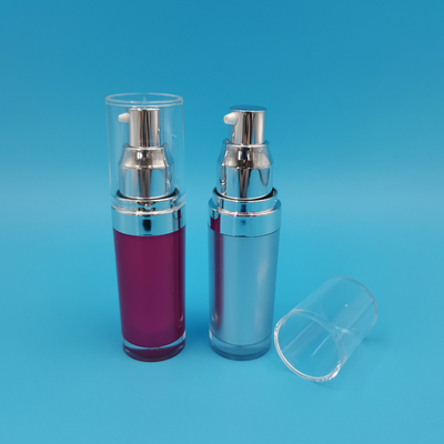 PMMA Round Shape Acrylic Lotion Chai 15ml 30ml 50ml 100ml 120ml