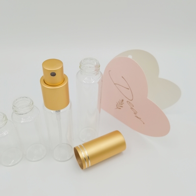 10ml 15ml 20ml 25ml Chai thủy tinh dạng ống 30ml có bình xịt nước hoa bằng nhôm