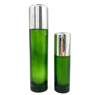 Chai mỹ phẩm tròn Hộp đựng rỗng sang trọng 50ml 120ml Acrylic