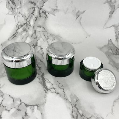 Bao bì mỹ phẩm thân thiện với môi trường xanh 50g 100g Lọ kim loại dùng cho các sản phẩm chăm sóc da