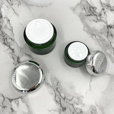 Bao bì mỹ phẩm thân thiện với môi trường xanh 50g 100g Lọ kim loại dùng cho các sản phẩm chăm sóc da