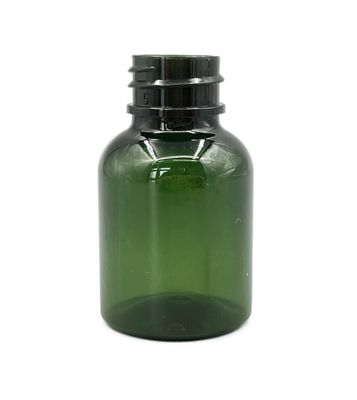 Chai nhỏ giọt hổ phách 30ml Boston PET 50ml Màn hình lụa vai tròn