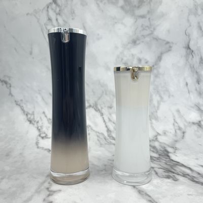 Bao bì mỹ phẩm acrylic sang trọng Chai không khí 50ml 100ml với vòi hình lá