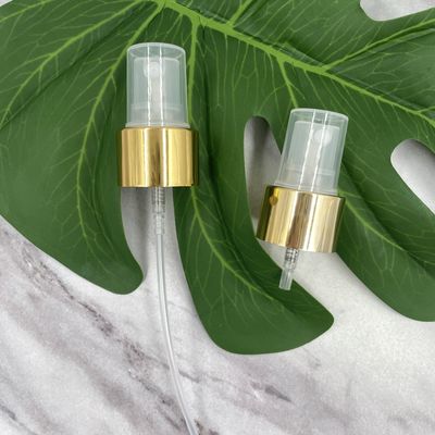 Lotion phun sương mịn Bơm 24/410 Alu Đóng nắp Gioăng PE với nắp PP