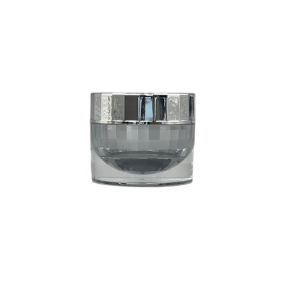 Lọ mỹ phẩm bằng nhựa thân thiện với môi trường 10g 15g Kim cương sàng lọc lụa bên trong hình cầu