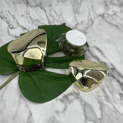 Acrylic Hình thoi Hình thoi Chai nhựa Mỹ phẩm Bao bì 30g 50g