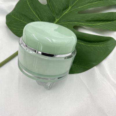 Lọ nhựa đựng mỹ phẩm bằng nhựa chống tia cực tím Hộp đựng mỹ phẩm acrylic tròn 30g 50g cho kem chăm sóc da