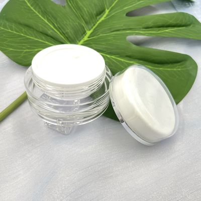 Lọ nhựa đựng mỹ phẩm bằng nhựa chống tia cực tím Hộp đựng mỹ phẩm acrylic tròn 30g 50g cho kem chăm sóc da