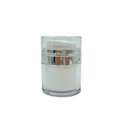 PMMA Lọ không khí Bao bì mỹ phẩm 15g 30g Vòng quay cho kem chăm sóc da