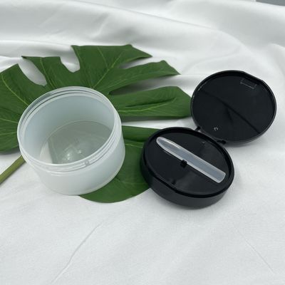 80g Lọ đựng mỹ phẩm bằng nhựa trong suốt đựng mặt nạ với Muỗng / Scraper