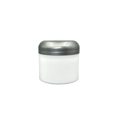 Bộ mỹ phẩm du lịch bằng nhựa tròn lọ đựng 50g Dập nóng với hoa văn khác nhau