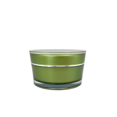 15g 30g 50g 75g Hình dạng vát tròn sang trọng rỗng Hũ kem acrylic Bao bì mỹ phẩm cho mỹ phẩm có nắp