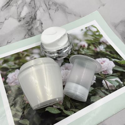 Có thể thay thế được lọ kem bơm không khí Hộp đựng mỹ phẩm 30g 50g Màu tùy chỉnh