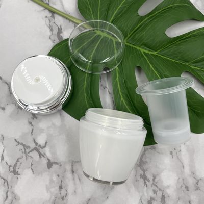 Đổ đầy bao bì mỹ phẩm không có không khí 30g 50g lọ acrylic cho mỹ phẩm