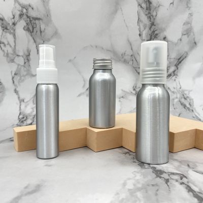Chai mỹ phẩm nhôm chống tia UV niêm phong 100ml 150ml có nhãn