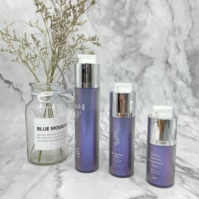 15ml 30ml 50ml để chăm sóc da Chai bơm không khí đôi tường quay tròn