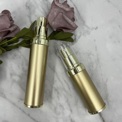 20ml Chai bơm không khí bằng vàng một bức tường bằng chứng UV có thể bơm lại In offset