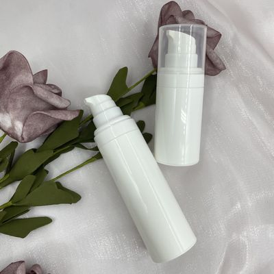 Vòng chụp trên chai bơm không có không khí Màn lọc lụa 50ml cho kem
