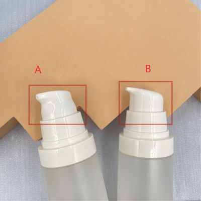 Máy bơm chai không khí PP trong suốt 30ml 50ml Màn hình lụa bằng gỗ
