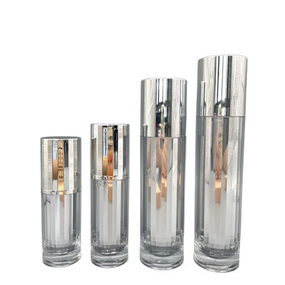 Chai bơm mỹ phẩm cao cấp Bao bì chăm sóc da 30ml bằng kim loại
