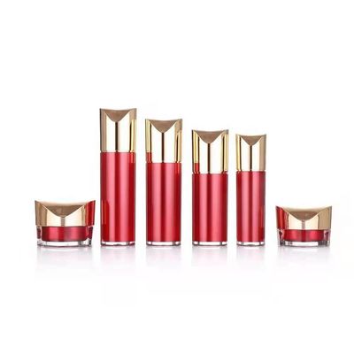 Hình dạng đặc biệt Chai bơm mỹ phẩm Vàng Hộp đựng mỹ phẩm có thể bơm lại 80ml 100ml