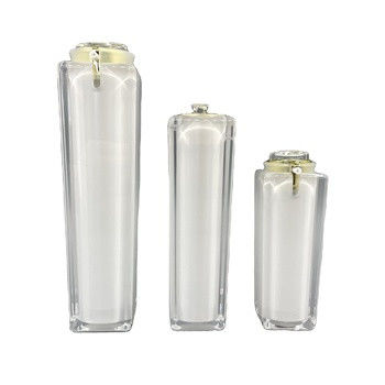 Bao bì chai lọ mỹ phẩm ABS vuông bấm ngón tay 100ml