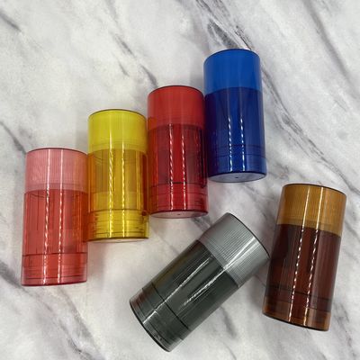 6g 15g 30g 50g 75g Hình tròn AS / ABS / PP Hộp đựng thanh khử mùi rỗng để đuổi muỗi