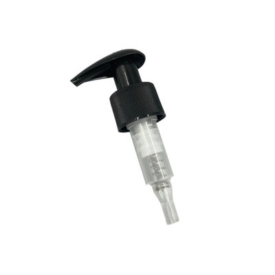 Máy bơm phân phối kem dưỡng da đen Xà phòng 1.2CC Mịn / Có gân 28/400 28/415