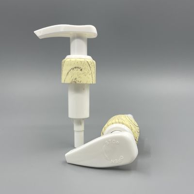 Lò xo bên ngoài 2CC Máy bơm kem dưỡng da mô hình đóng cửa bằng gỗ XY02-6