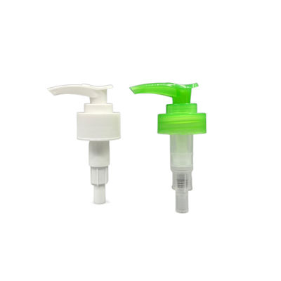 Máy bơm nước xả xà phòng bằng nhựa màu xanh lá cây 1.9ml / T trong suốt 304H Spring 24/410 28/410
