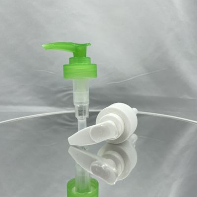 Máy bơm nước xả xà phòng bằng nhựa màu xanh lá cây 1.9ml / T trong suốt 304H Spring 24/410 28/410