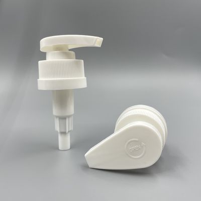Bơm phân phối mỹ phẩm kem dưỡng da 28/410 28/400 Ratchet An toàn Đóng nắp 1.9ml Liều lượng