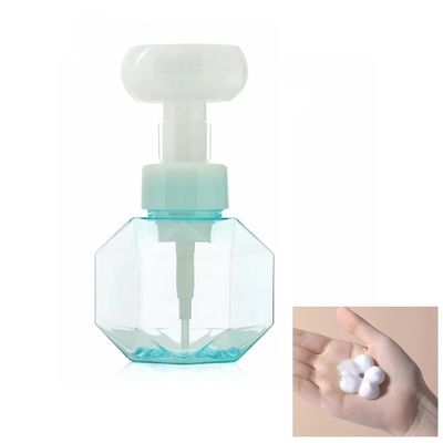 43mm Đóng cửa Hình dạng bông hoa Bơm bọt 5 Cánh hoa PP Xà phòng Dầu gội 0.68ml Liều lượng
