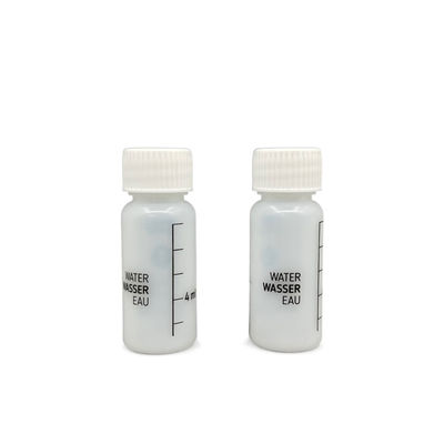 Chai nhựa HDPE nhỏ 10ml nắp trắng Màu tùy chỉnh Sử dụng một lần cho kem dưỡng da
